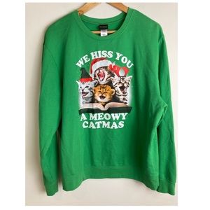 Ugly Christmas Sweater We Hiss You A 